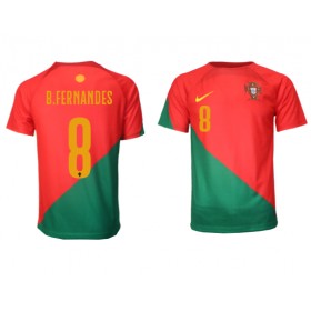 Herren Fußballbekleidung Portugal Bruno Fernandes #8 Heimtrikot WM 2022 Kurzarm